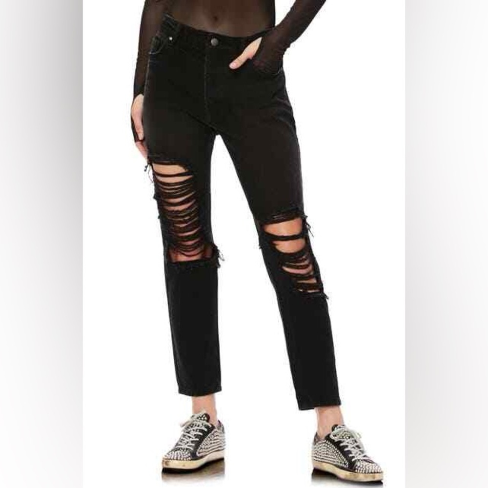 AFRM Cyrus Super High Rise Crop Jeans